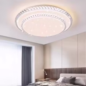 Modern Minimalist LED Crystal Ceiling Light