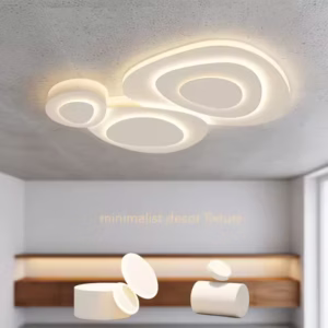 Nordic Living Room Ceiling Light White Loft
