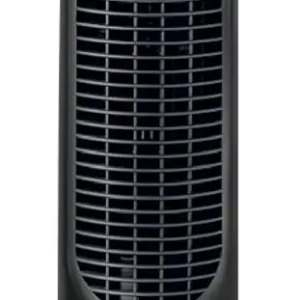 QuietSet black oscillating tower fan