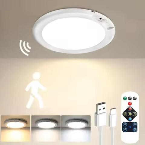 Rechargeable Motion Sensor Ceiling Light