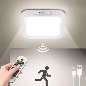 Rechargeable Remote Control Ceiling Light 3 Lighting Modes