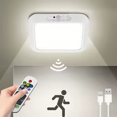 Rechargeable Remote Control Ceiling Light 3 Lighting Modes