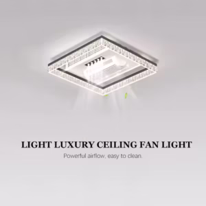Remote Control Ceiling Fan Light Low Profile LED