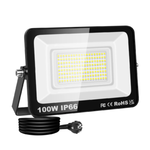 SKYWORLD LED Flood Light Outdoor IP66 Waterproof with Plug